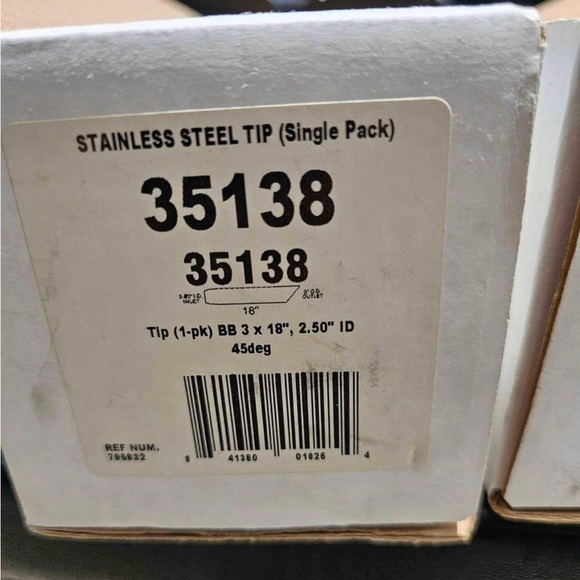 MagnaFlow SS WELD-ON 45° SLASH CUT-SINGLE WALL ROUND Exhaust Dia 3 IN 35138 pair - Picture 2 of 2